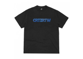 Corteiz RTW Block Logo T-Shirt - Black/Blue